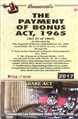 The Payment Of Bonus Act, 1965 Alongwith Rules, 1975 - Mahavir Law House(MLH)